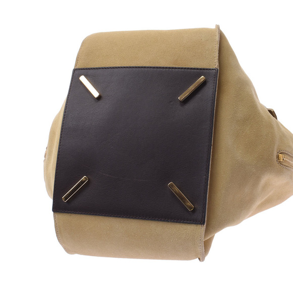 Loewe Hammock Beige Brown Suede Calfskin Leather Bag - Picture 6 of 9